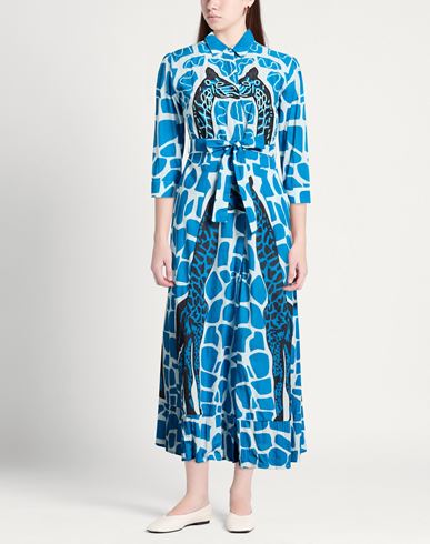 Woman Maxi dress Blue Size M Cotton