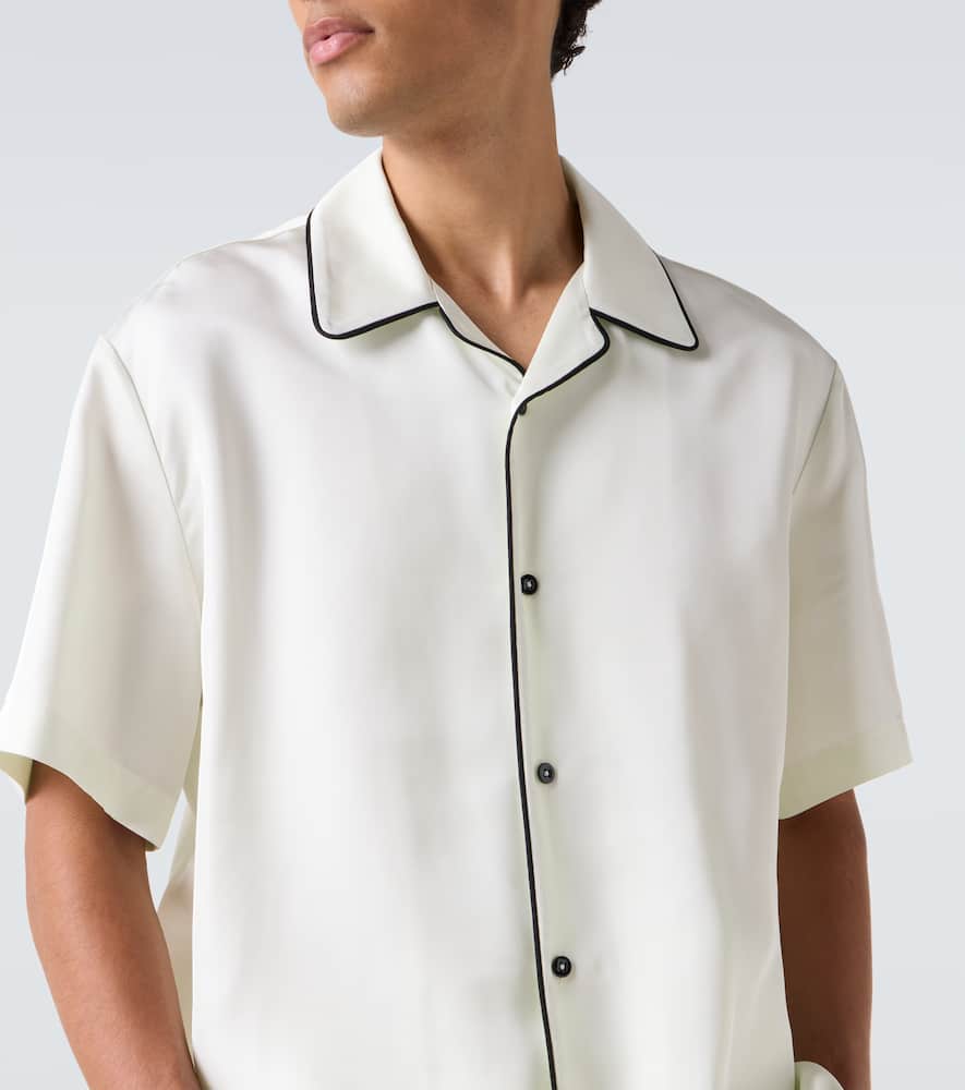 Oversized bowling shirt