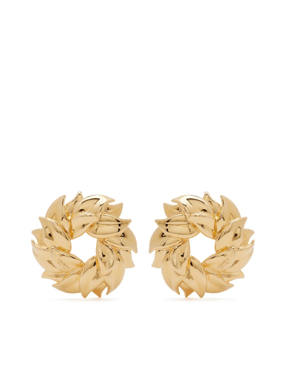 Petal twist earrings - Gold