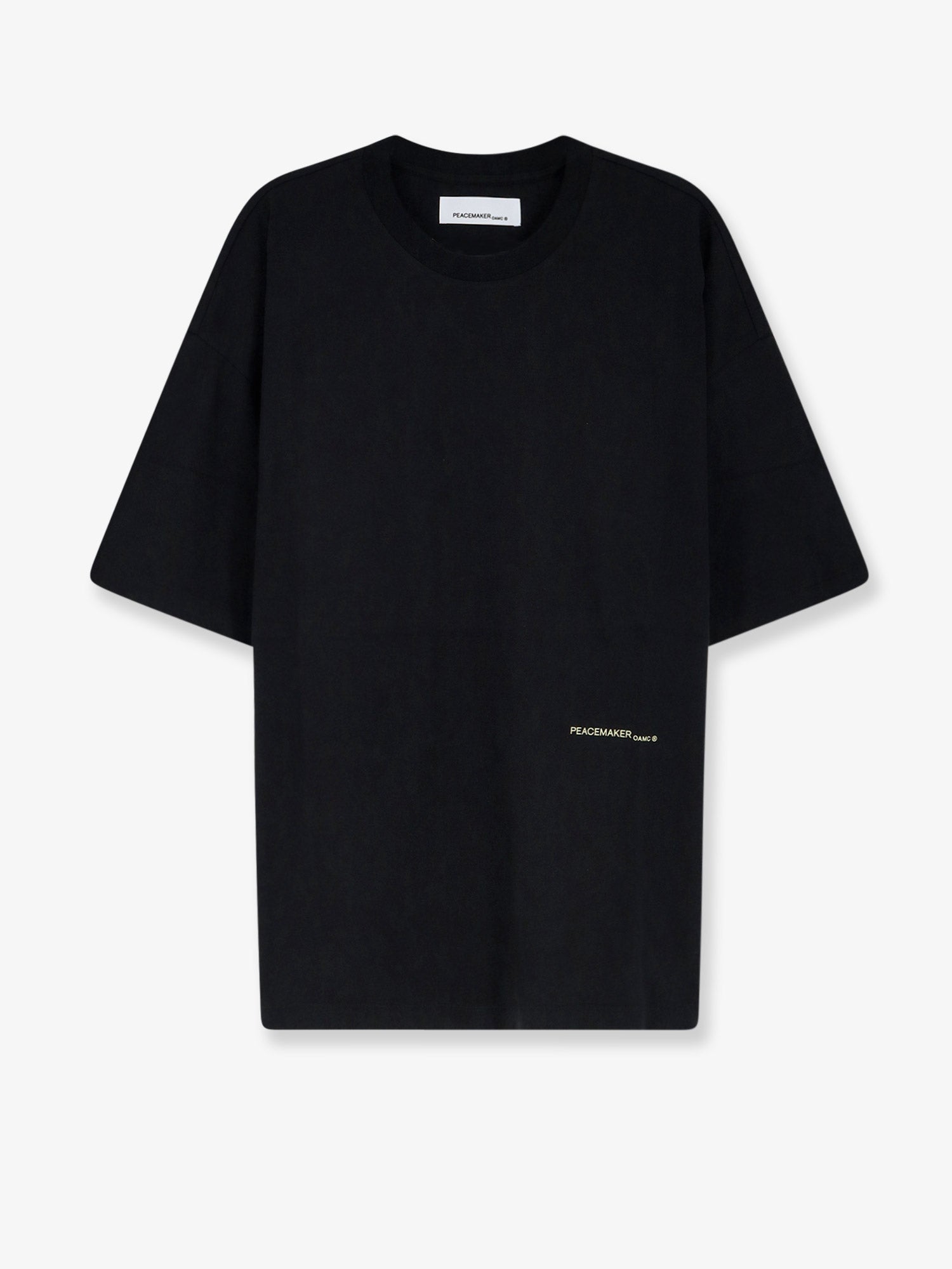 Cotton Crew Neck T-Shirt — Black