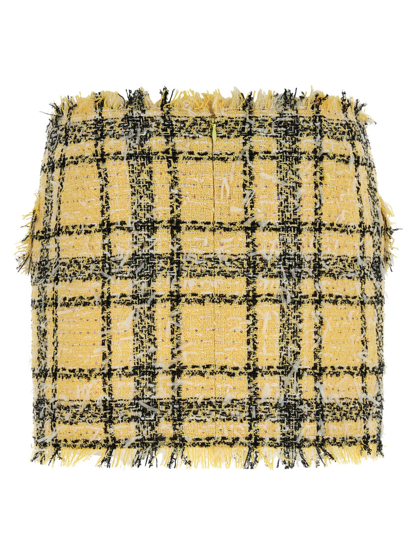 Lurex Tweed Skirt