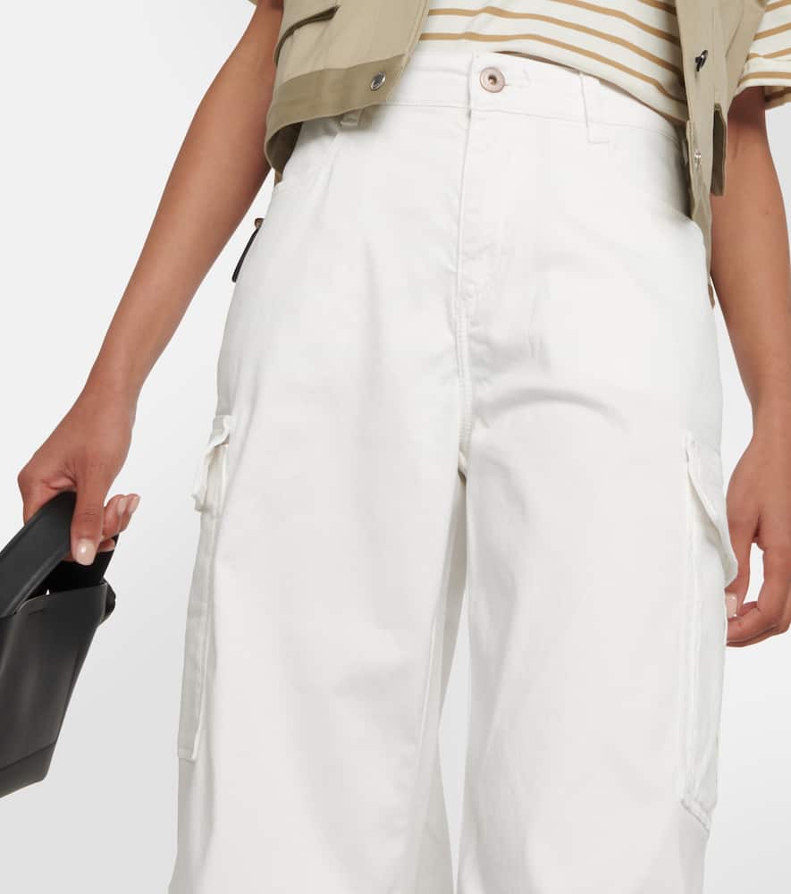 Cargo Moon high-rise wide-leg pants