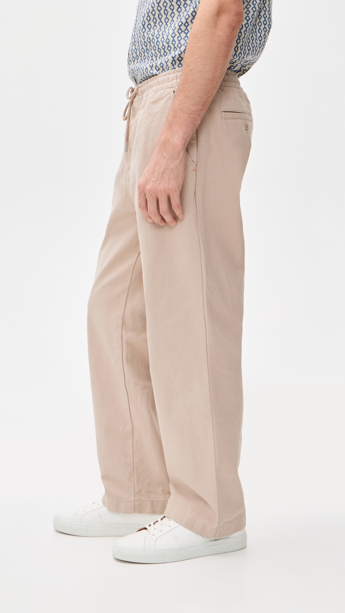 Panama Twill Trousers Sand