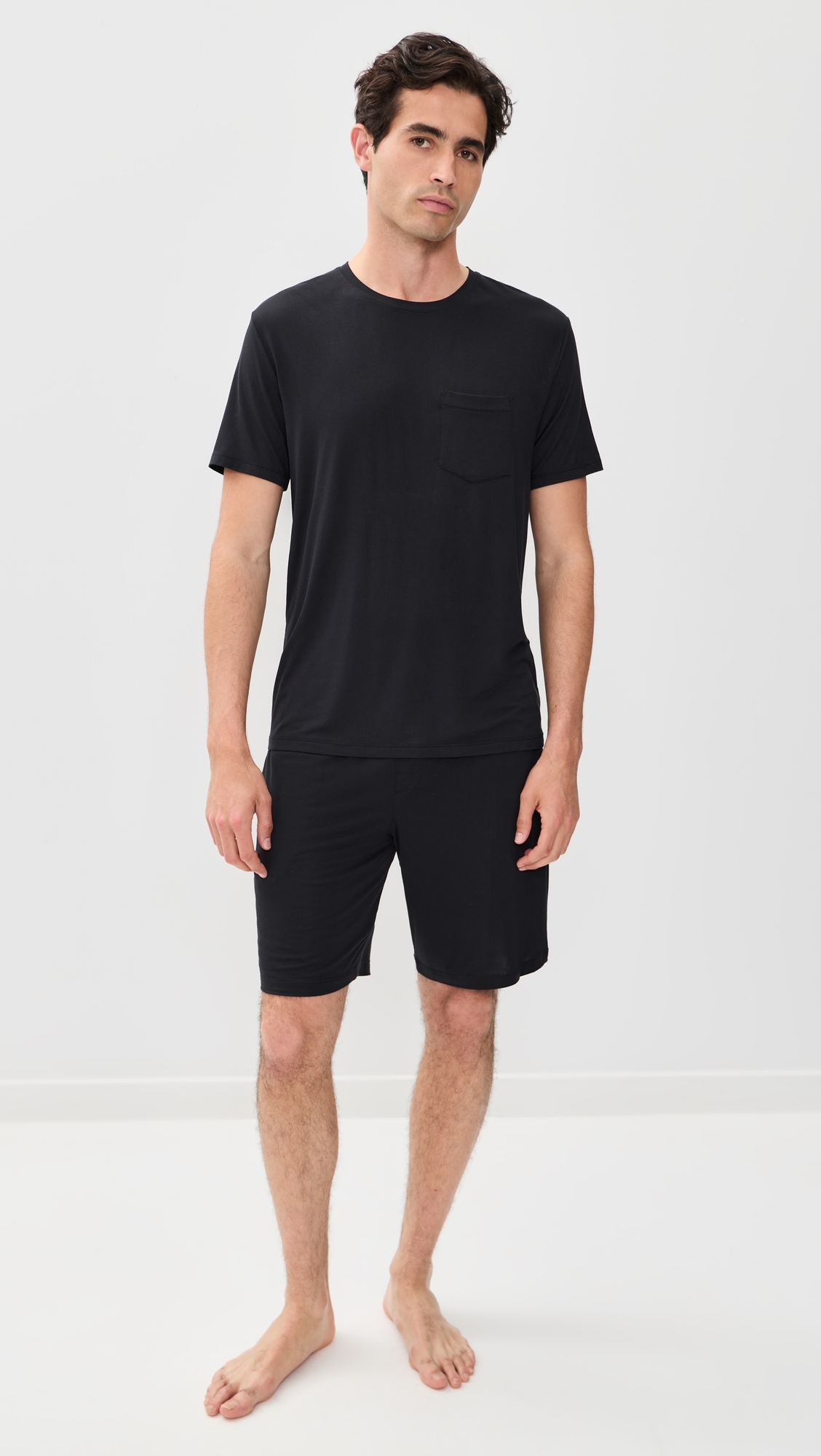 Second Skin Sleep Pocket Tee Black