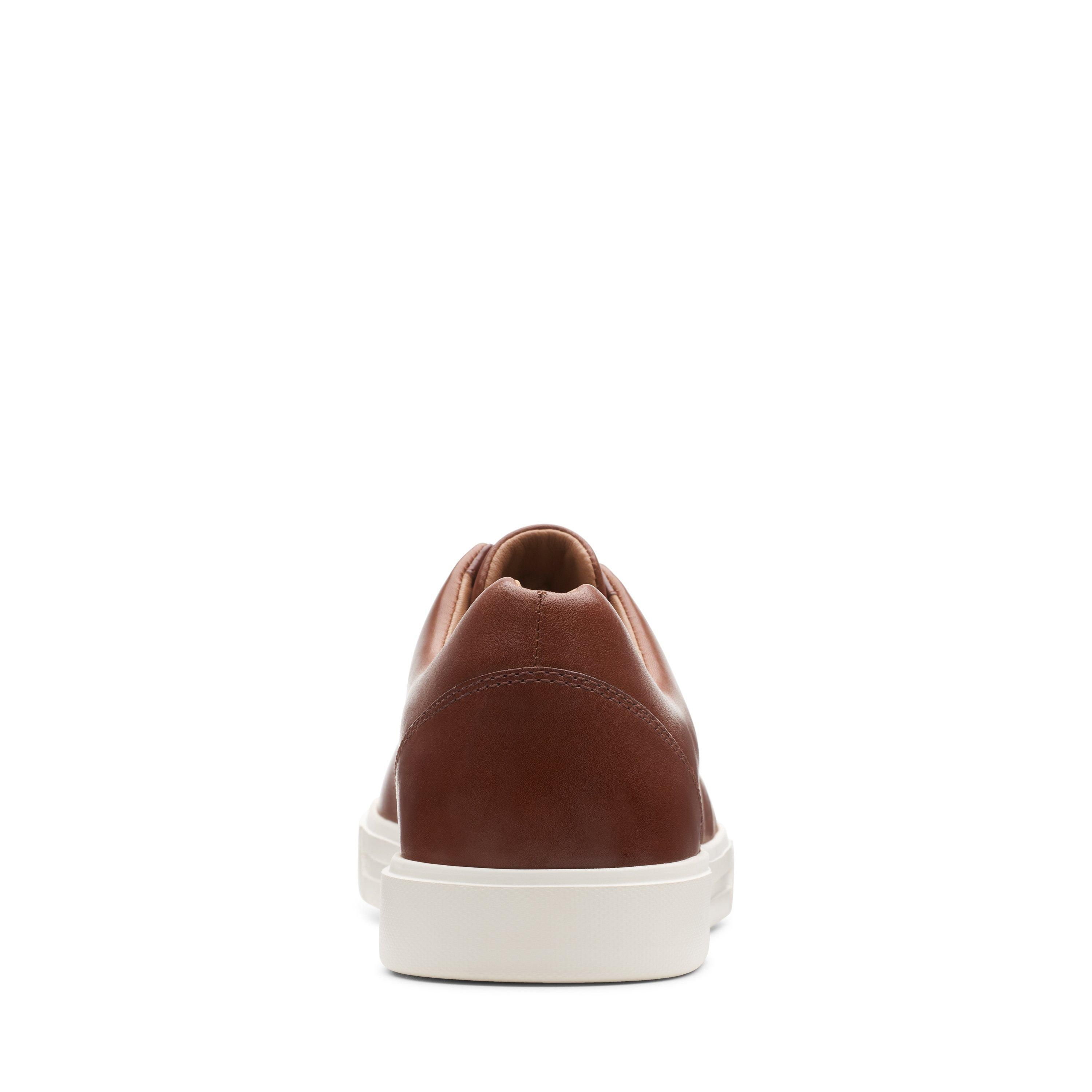 Clarks Men's Un Costa Lace British Tan Leather Trainers, Lace Up in Brown | : 10/Standard Fit
