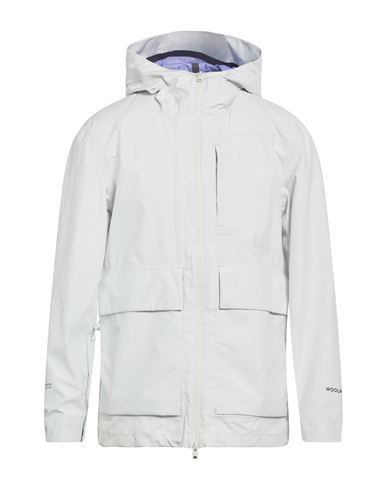 Man Jacket Light grey Size M Polyester