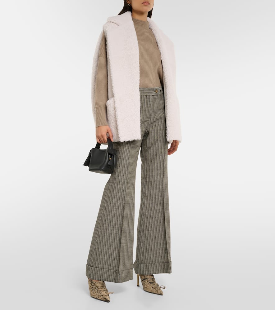 Shearling vest