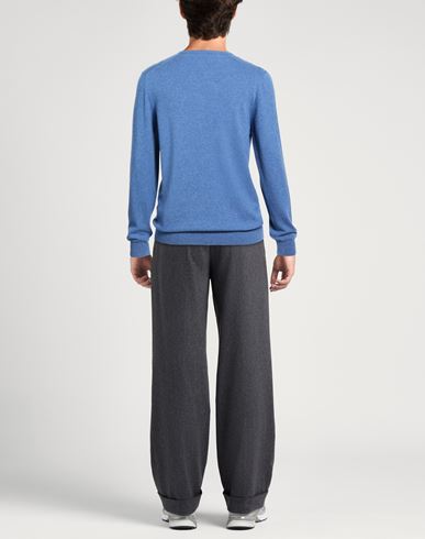 Man Sweater Slate blue Size 42 Virgin Wool, Cashmere, Viscose