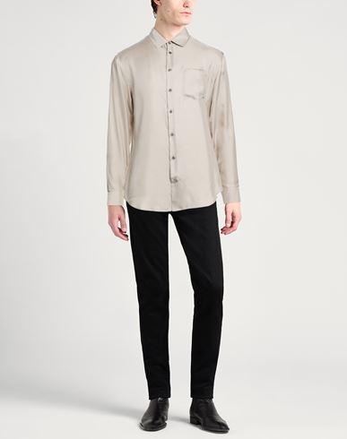 Man Shirt Beige Size 15 ½ Silk