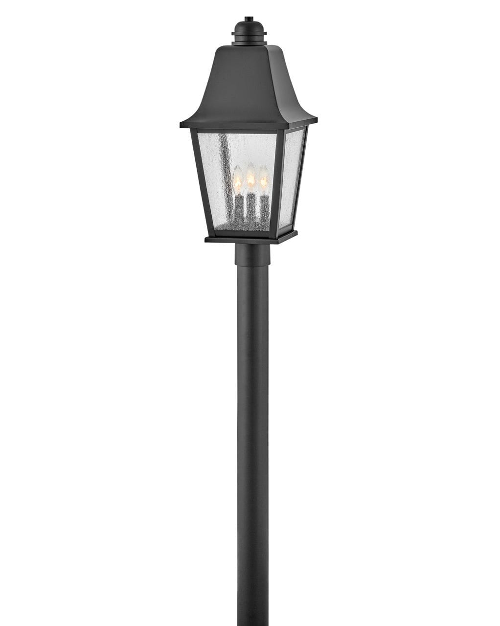 Black LED Post Top or Pier Mount from the Kingston Collection