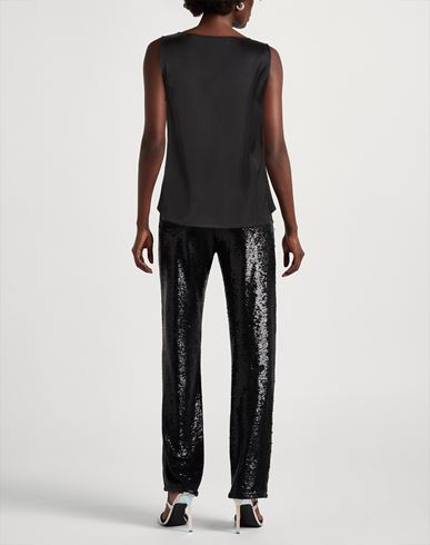Woman Top Black Size 4 Viscose