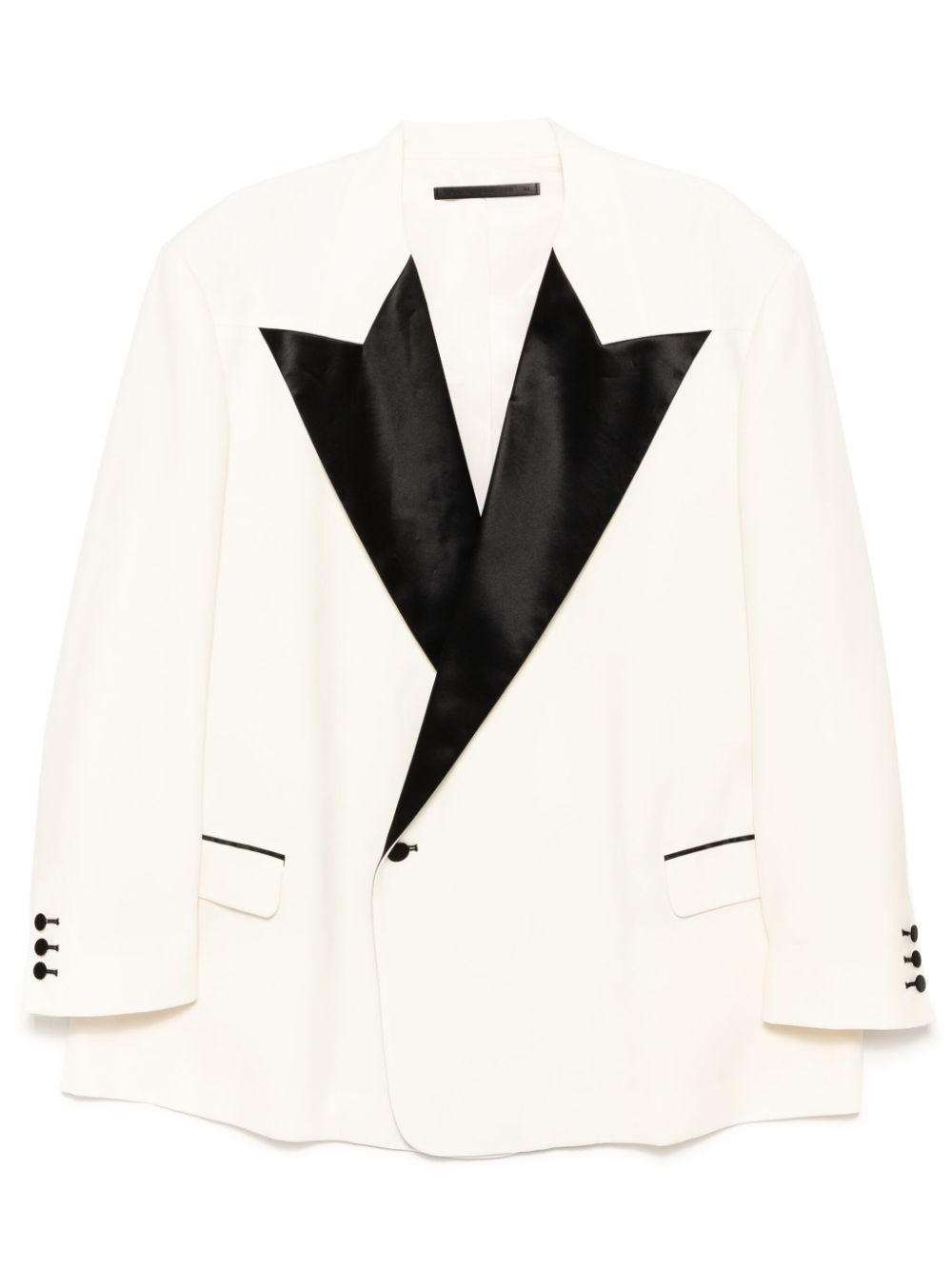 Wool blazer - White