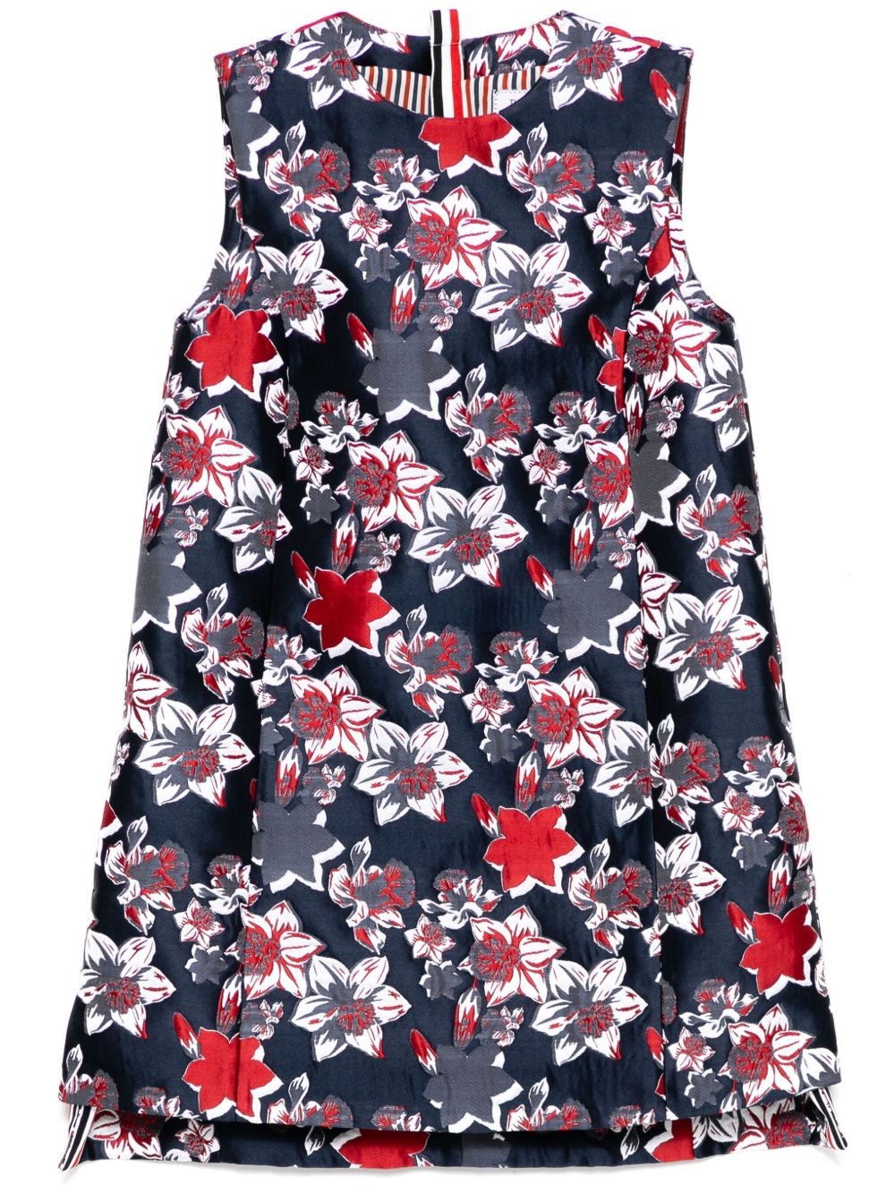 Thigh length a-line dress - Blue