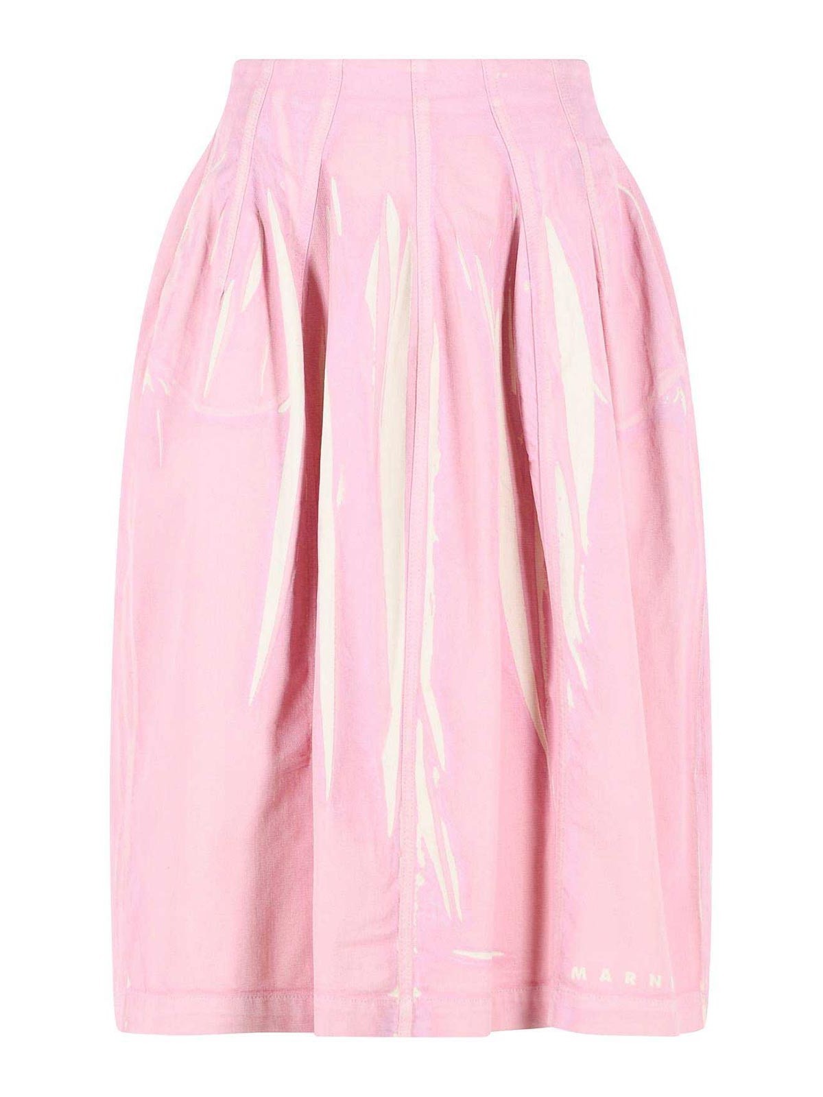 Marni - cotton pleated skirt