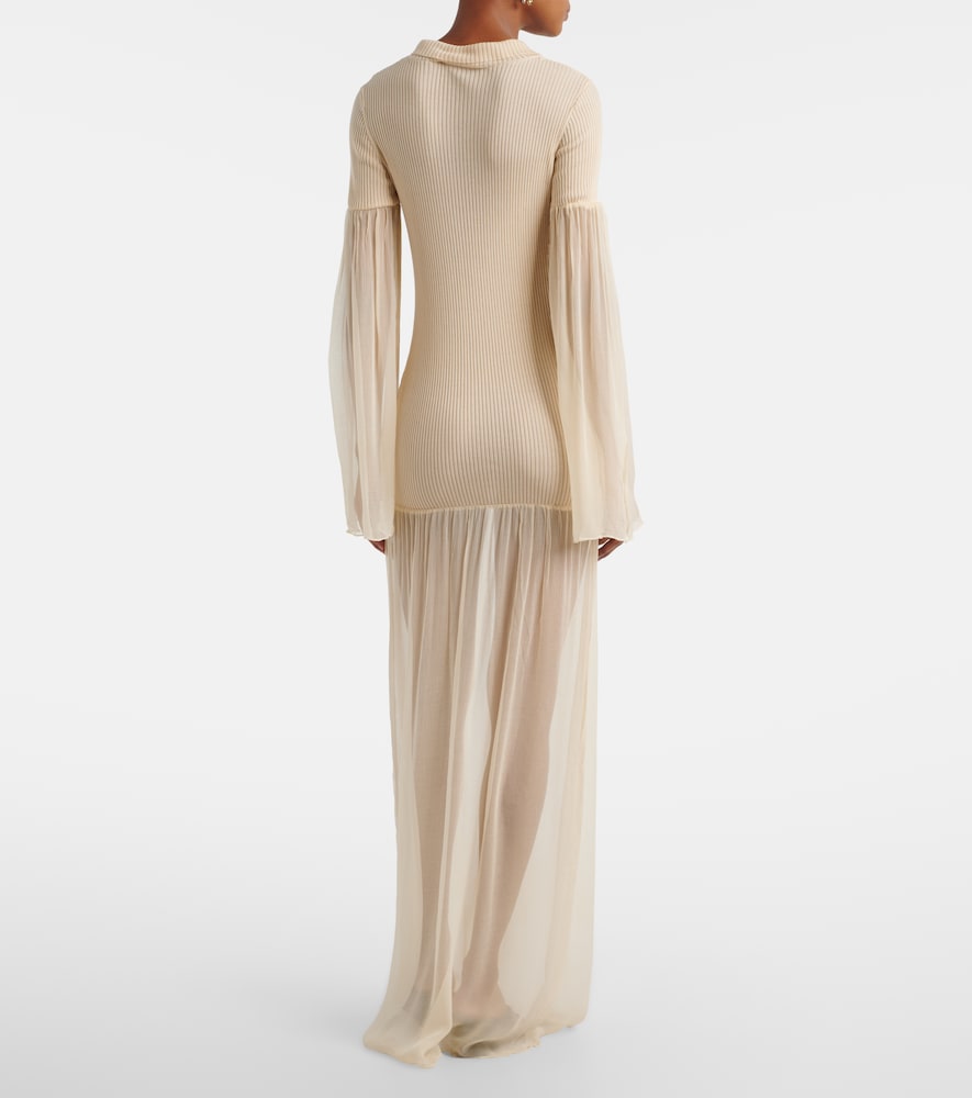 Calla cutout ribbed maxi dress