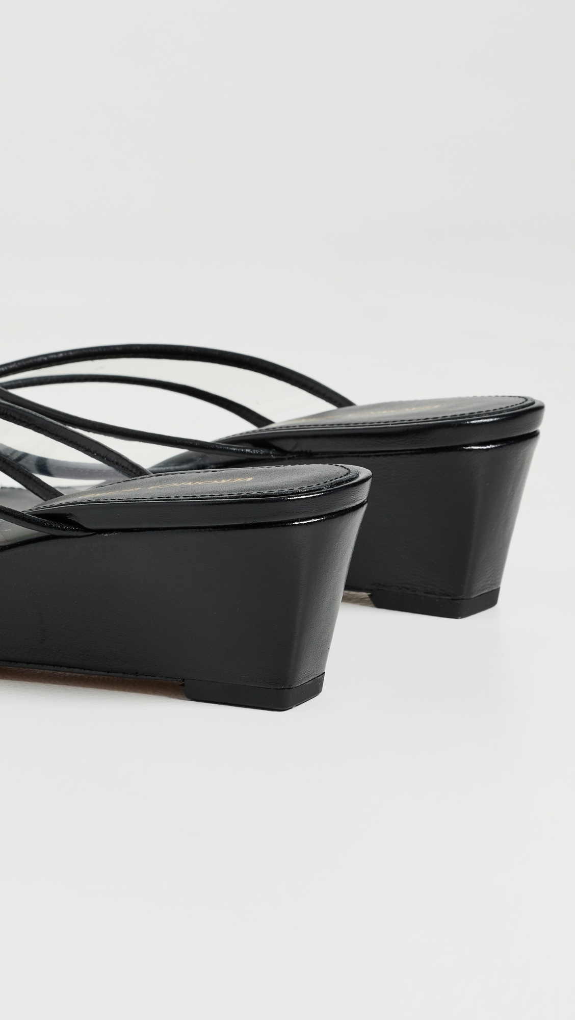 Clea Wedges Clear/Black
