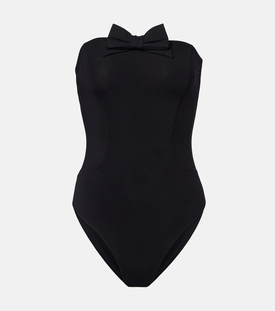 DressCode bow-detail bandeau swimsuit
