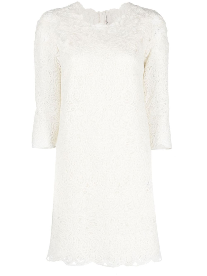 - Wool Blend Short Dress