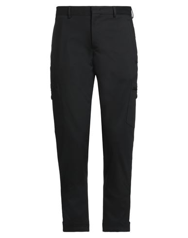Man Pants Black Size 30 Cotton, Polyamide, Elastane