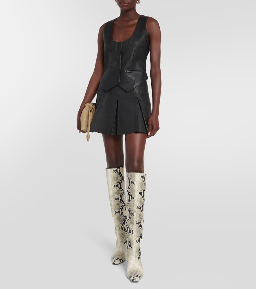 Adrian leather vest
