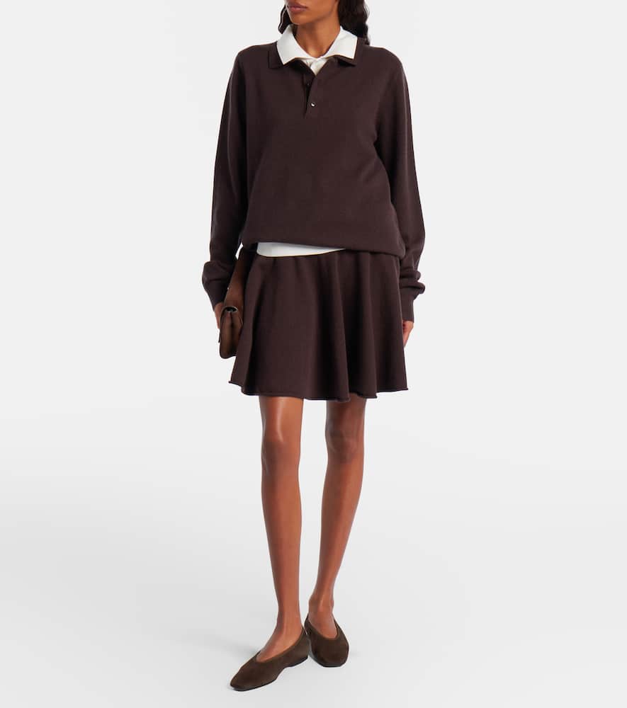 N°223 Be For cashmere-blend polo sweater