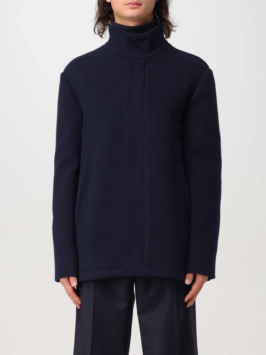 Zip-fastening jacket - Blue