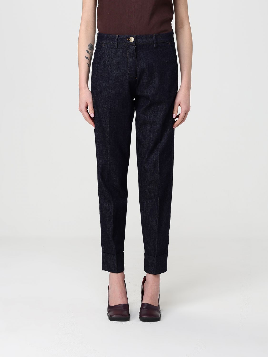 Pants Woman color Navy