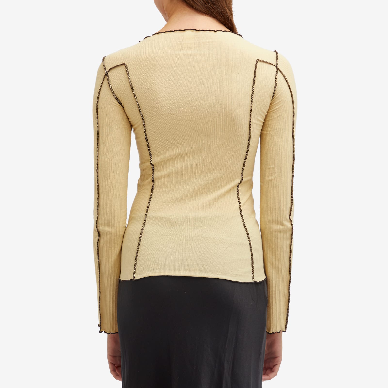 Women's Omato Long Sleeve Top in Hen Yellow