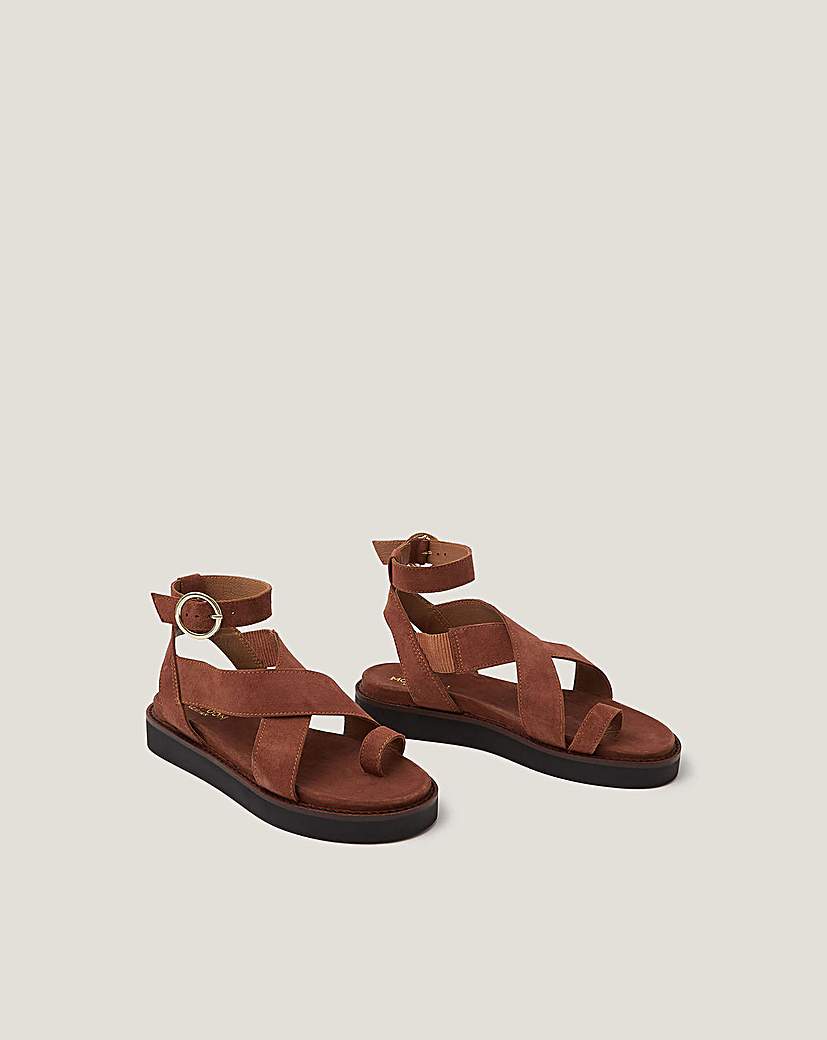 Monsoon Ivy Toe Strap Suede Sanda