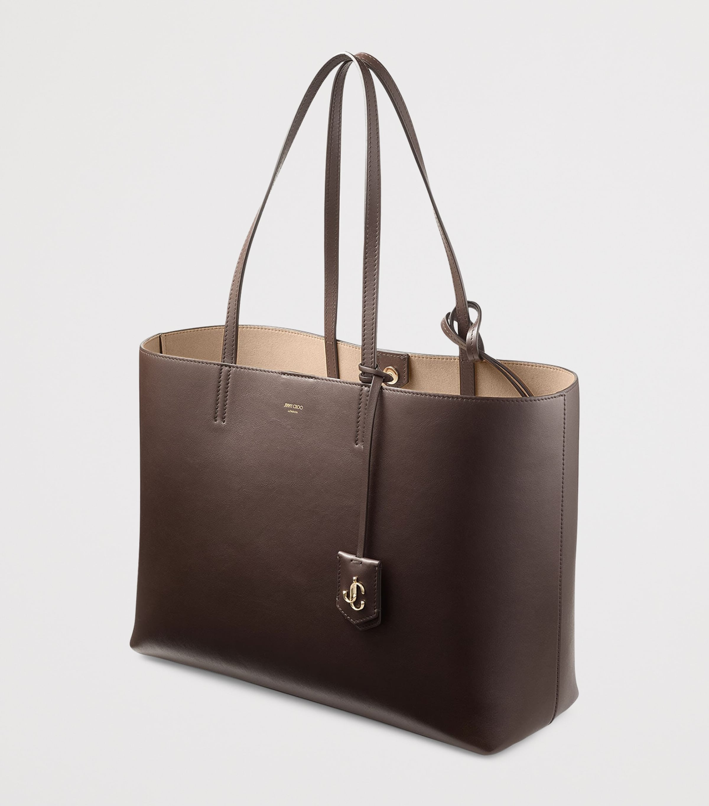 Nine2Five East-West Leather Tote Bag