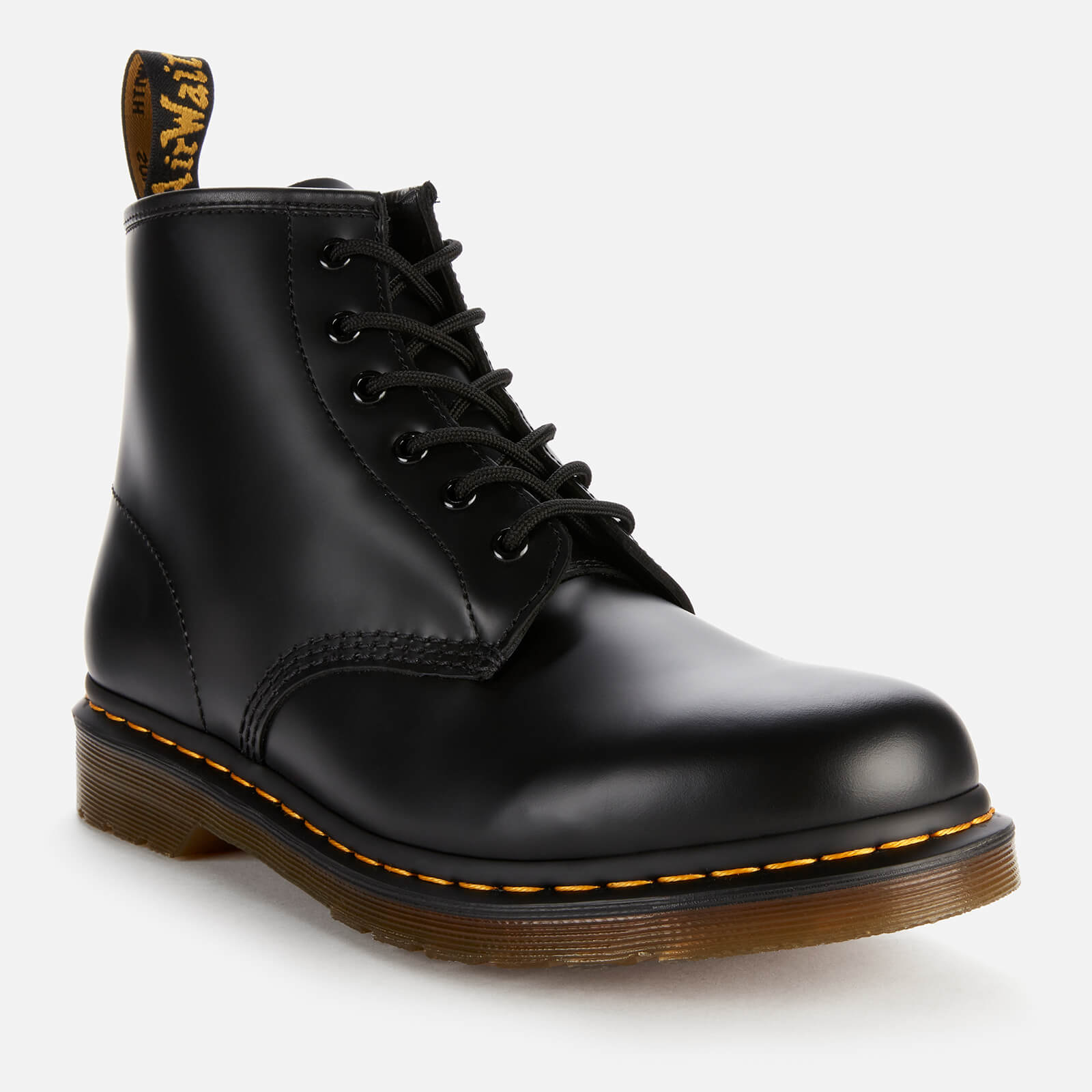 Dr. Martens 101 Smooth Leather 6-Eye Boots - UK 10
