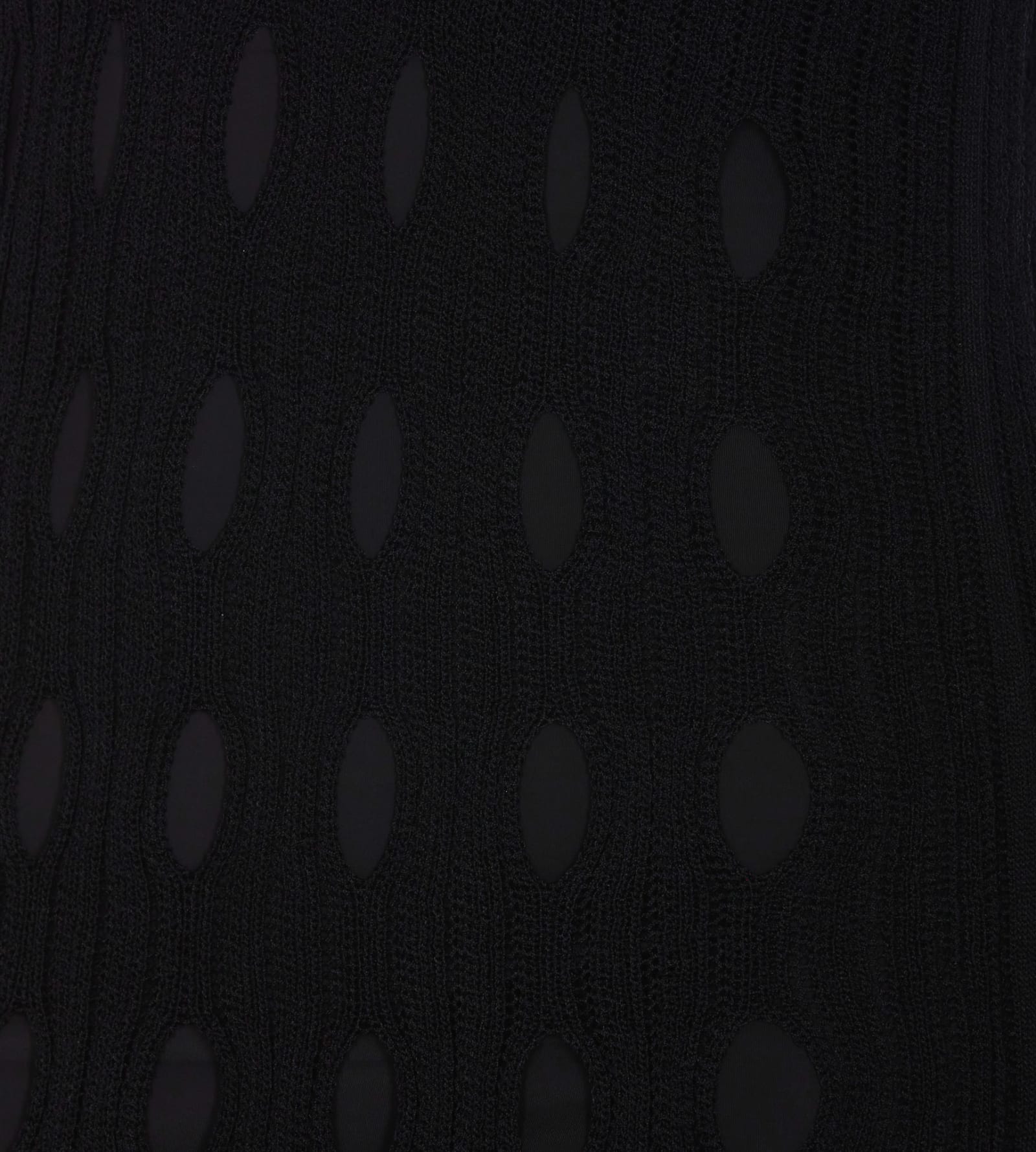 Long Perforated Dress