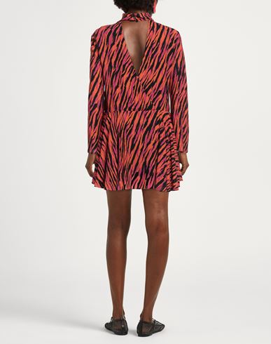 Patrizia Pepe Woman Mini dress Orange Size 4 Viscose