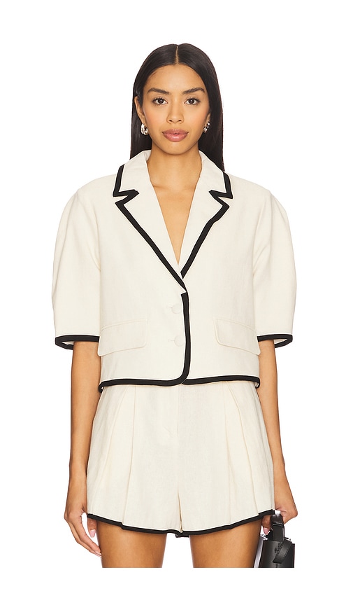 Steve Madden Fable Blazer in Cream.  XS. Also in