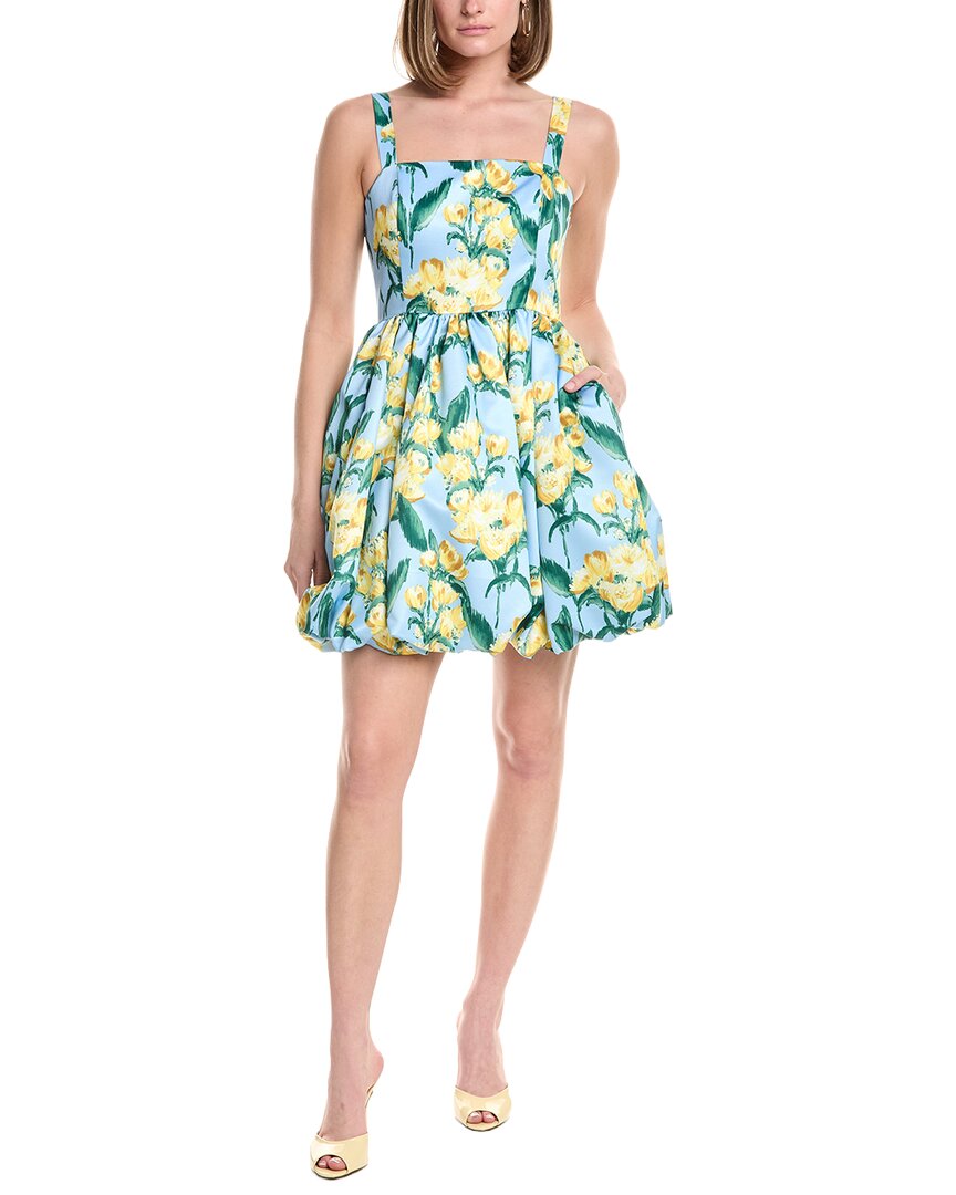 Faille Sleeveless Mini Dress