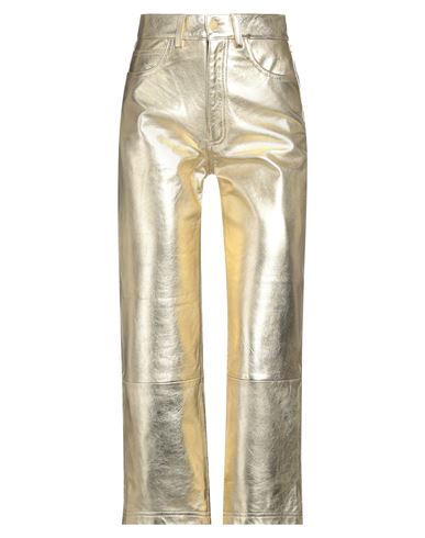 X Modes Woman Pants Gold