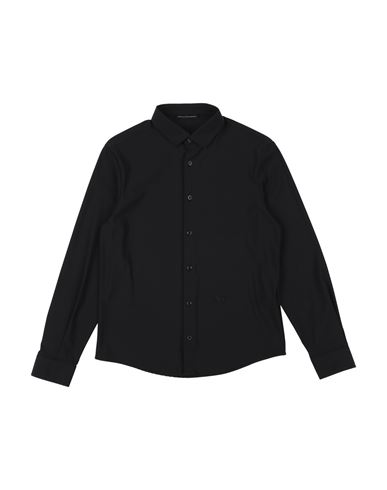 Kid Boy Shirt Black Size 10 Polyamide, Elastane