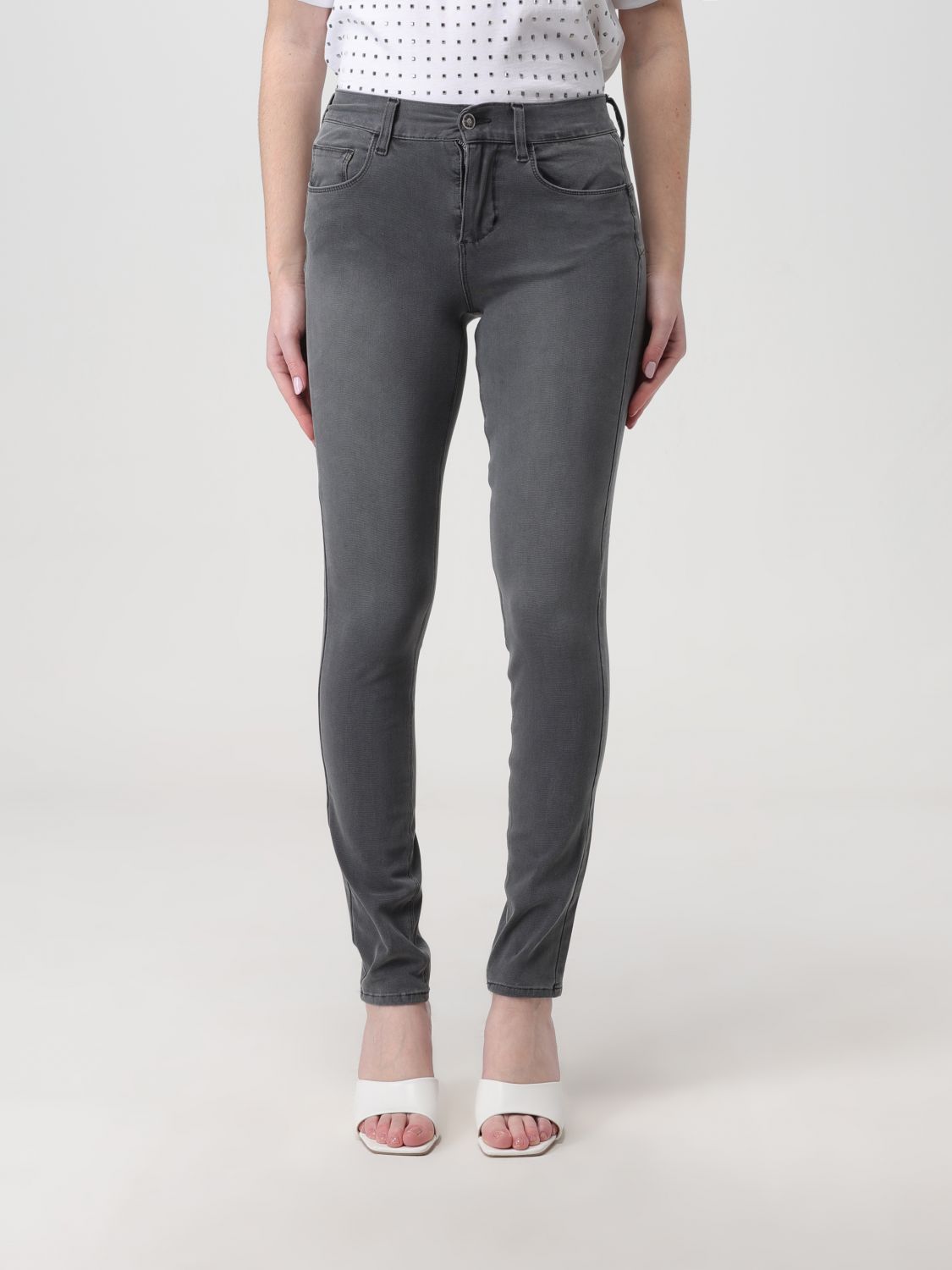 Jeans Woman color Grey