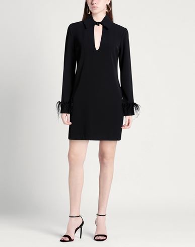 Woman Mini dress Black Size 4 Polyester, Elastane
