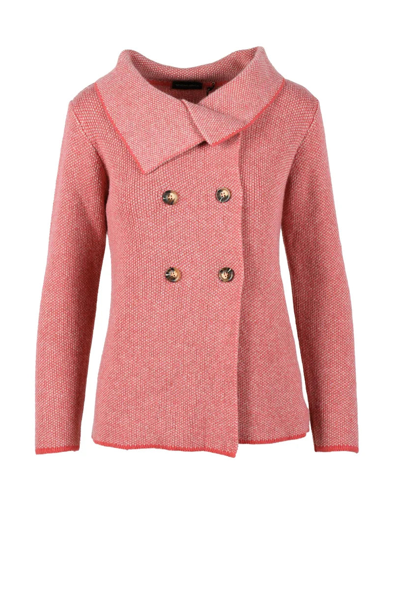 Red Wool Blend Jacket