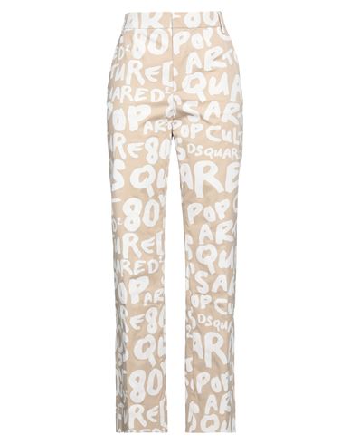 Woman Pants Beige