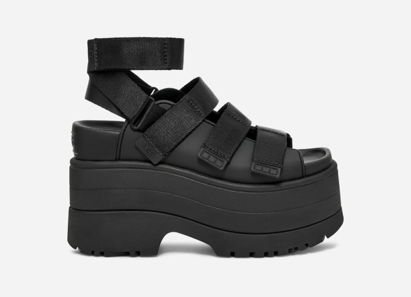 ® Women's GoldenRise Synthetic/Textile/Recycled Materials Sandals in Black