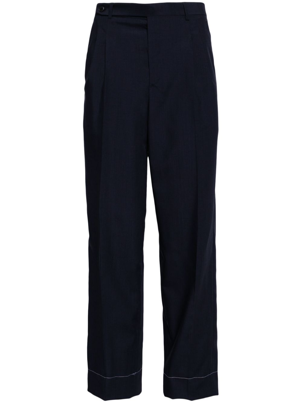 Decorative button trousers - Blue