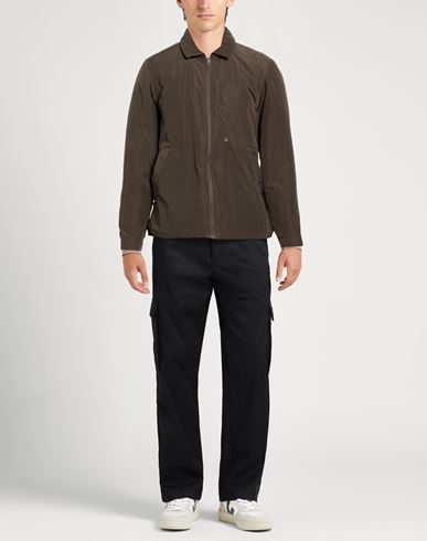 Man Jacket Chocolate brown Size M Recycled polyamide, Polyamide