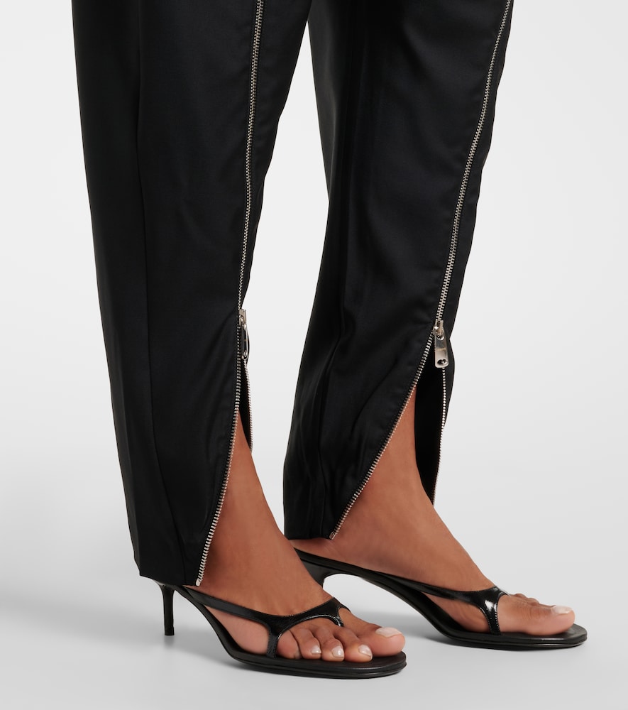 Halterneck virgin wool jumpsuit