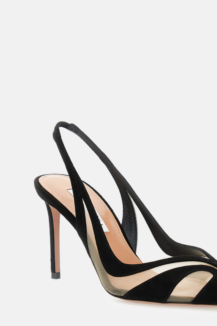 85mm Lune pumps - Black