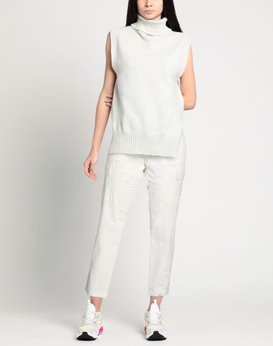 Woman Pants White Size XS Cotton, Elastane