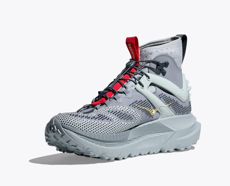 HOKA Mafate X Hike Hiking Shoes in Mineral Blue/Washed Blue