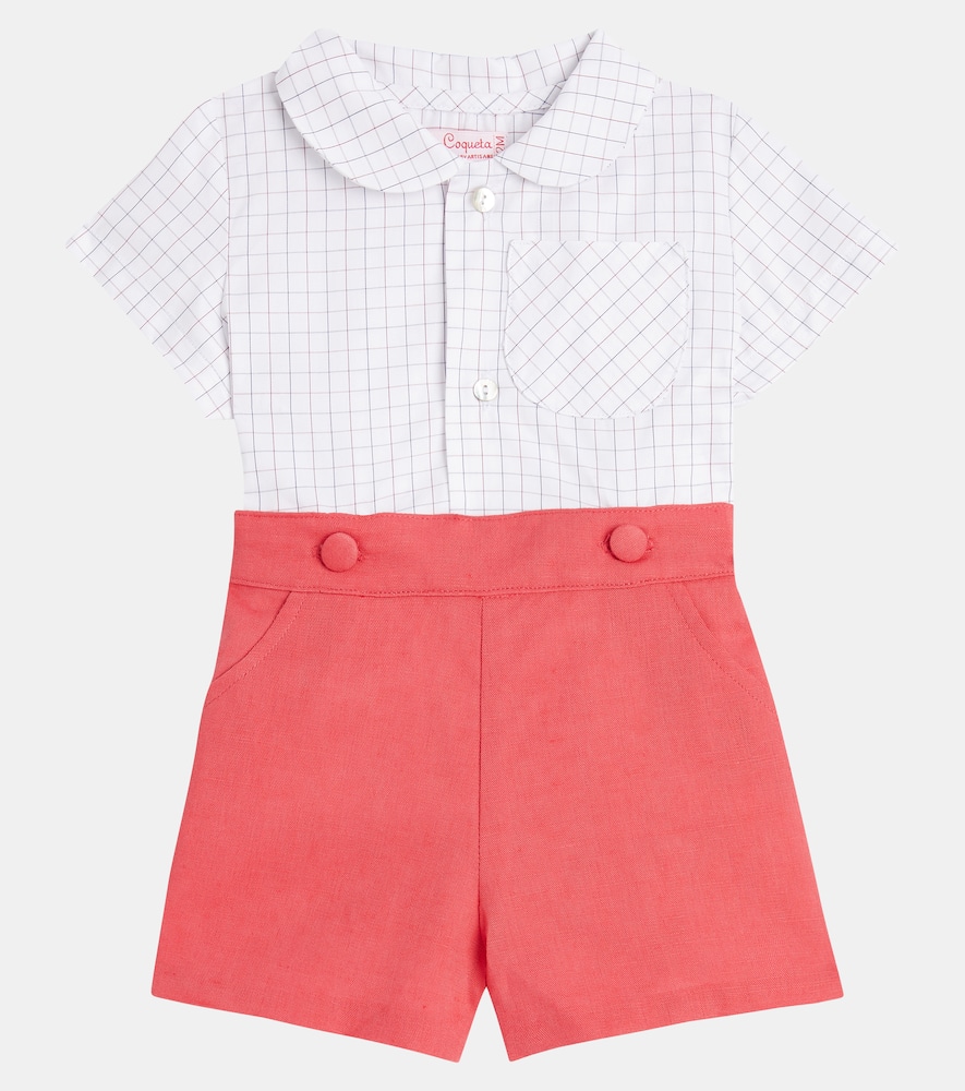 Baby Victor shirt and shorts set