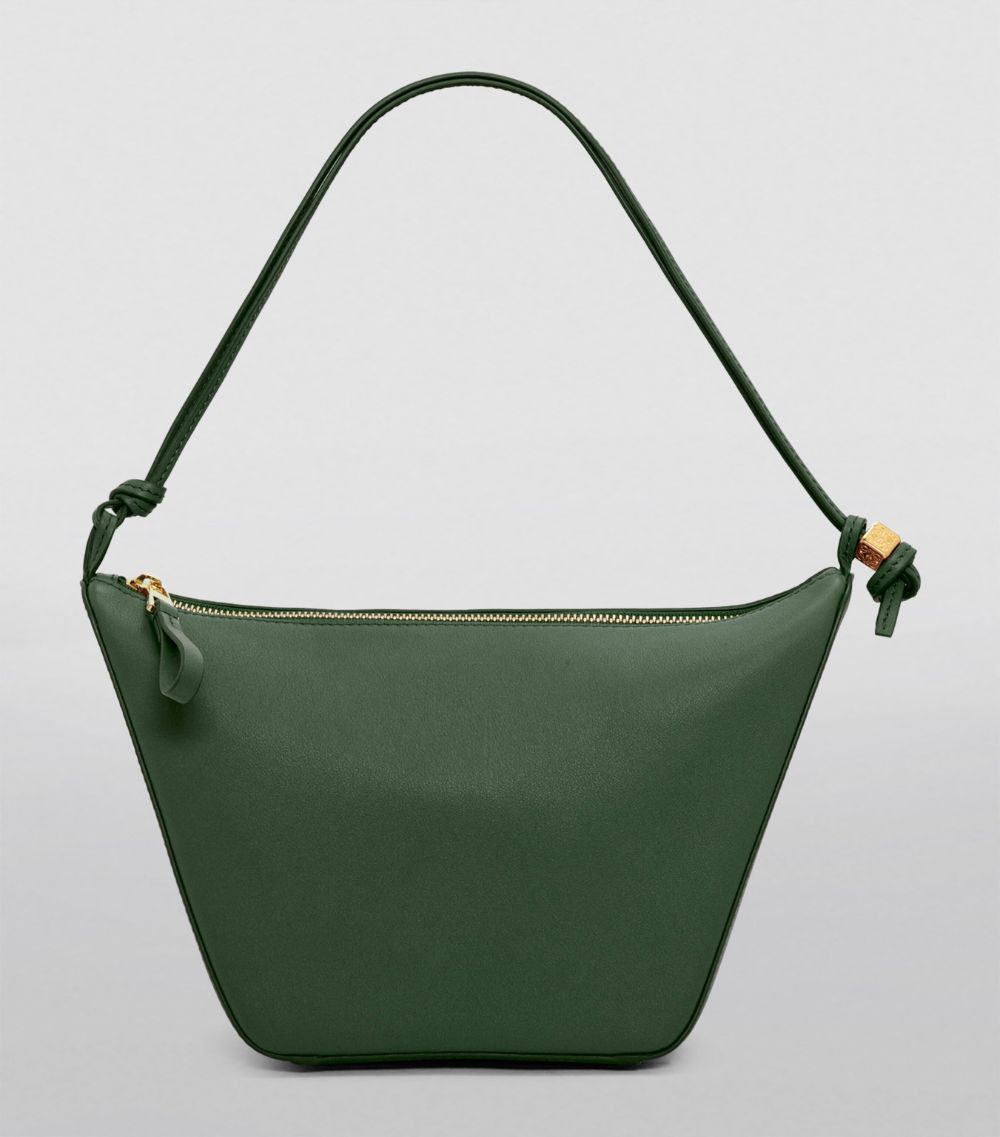 Mini Leather Hammock Hobo Bag